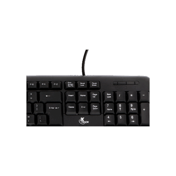 Teclado usb xtech xtk-092s español/negro - Imagen 3