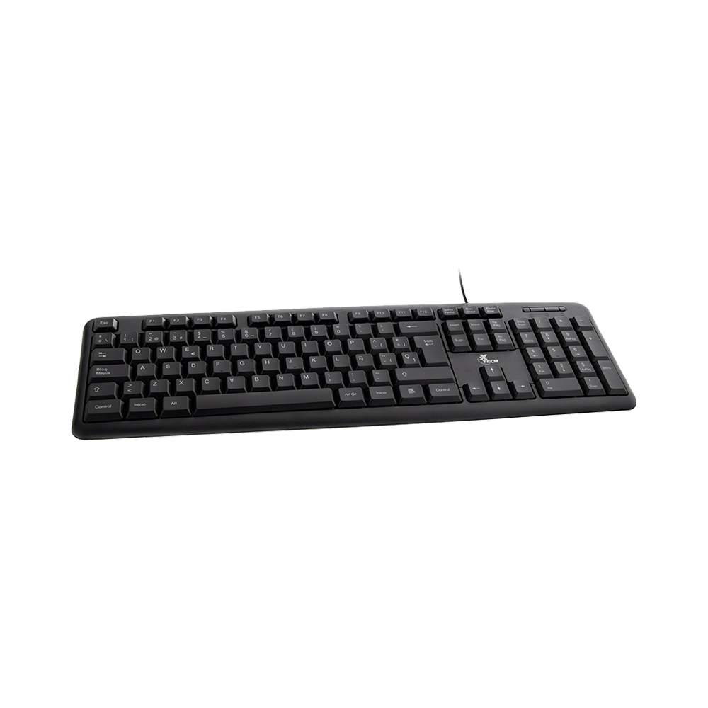 Teclado usb xtech xtk-092s español/negro