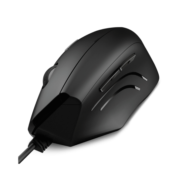 Mouse ergonomico usb klip kmo-505 krest 1600dpi/6 bot/diestro/negro