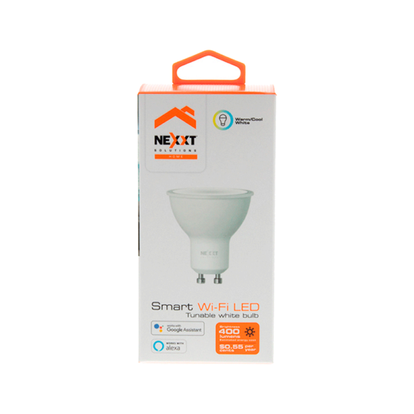 Foco iot nexxt blanco calida/fria 220v 4w mr16 gu10 nhb-w320