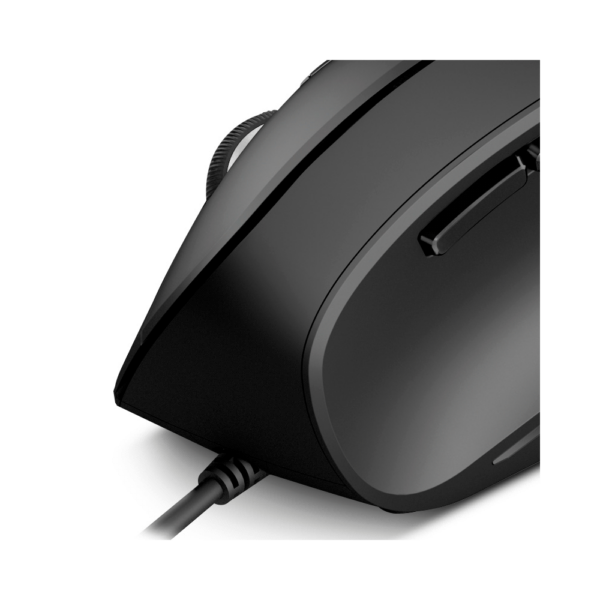 Mouse ergonomico usb klip kmo-506 krown 1600dpi/6 bot/diestro/negro