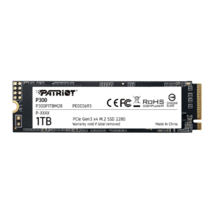 Hd ssd m.2 pcie 1tb patriot nvme p300p1tbm28 2100/1650