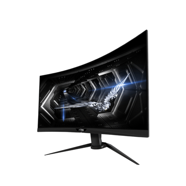 Monitor 27" gigabyte aorus gamer cv27q quad hd va/ 2hdmi/ dp/ 1ms/ 165hz/ 178°/ curvo
