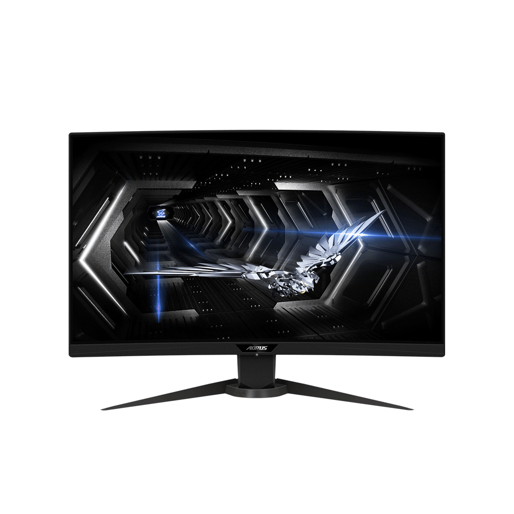 Monitor 27" gigabyte aorus gamer cv27q quad hd va/ 2hdmi/ dp/ 1ms/ 165hz/ 178°/ curvo