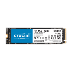 Ssd m.2 pcie nvme 500gb crucial p2 2280 3d ct500p2ssd8 2300/940
