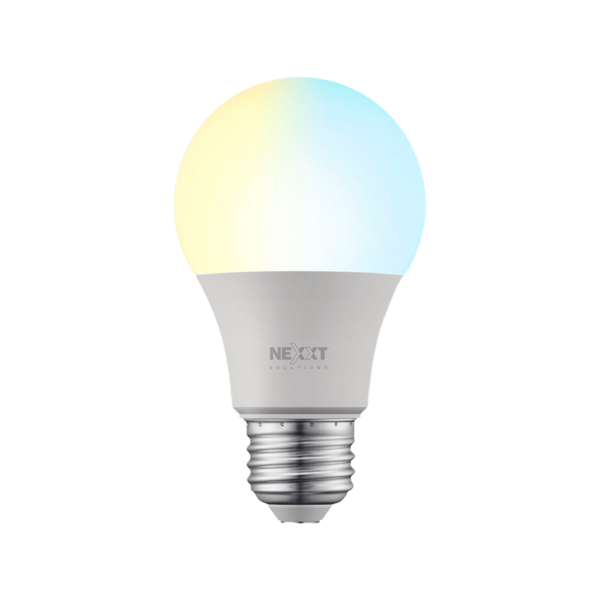 Foco iot nexxt blanco 110v 9w a19 e26/27 luz calida/fria nhb-w110