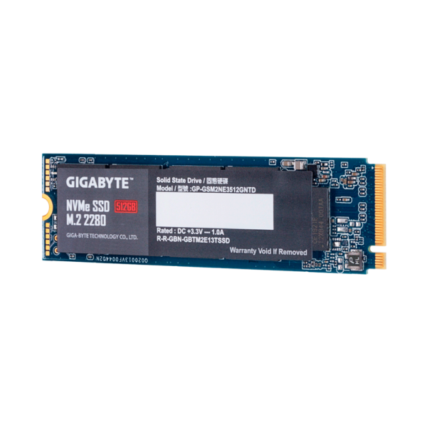 Ssd m.2 pcie 512gb gigabyte nvme gp-gsm2ne3512gntd 1700/1550
