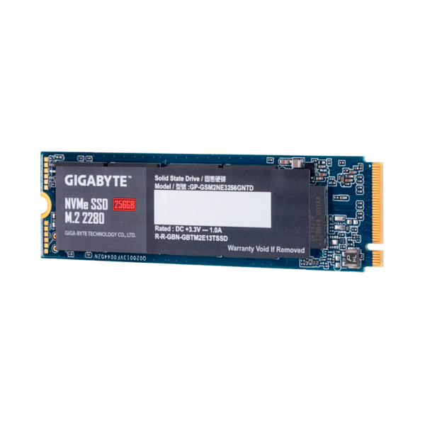 Ssd m.2 pcie 256gb gigabyte nvme gp-gsm2ne3256gntd 1700/1100