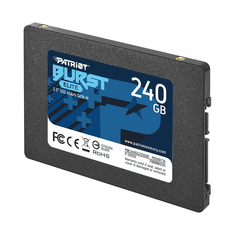 Ssd sata3 240gb patriot burst elite pbe240gs25ssdr