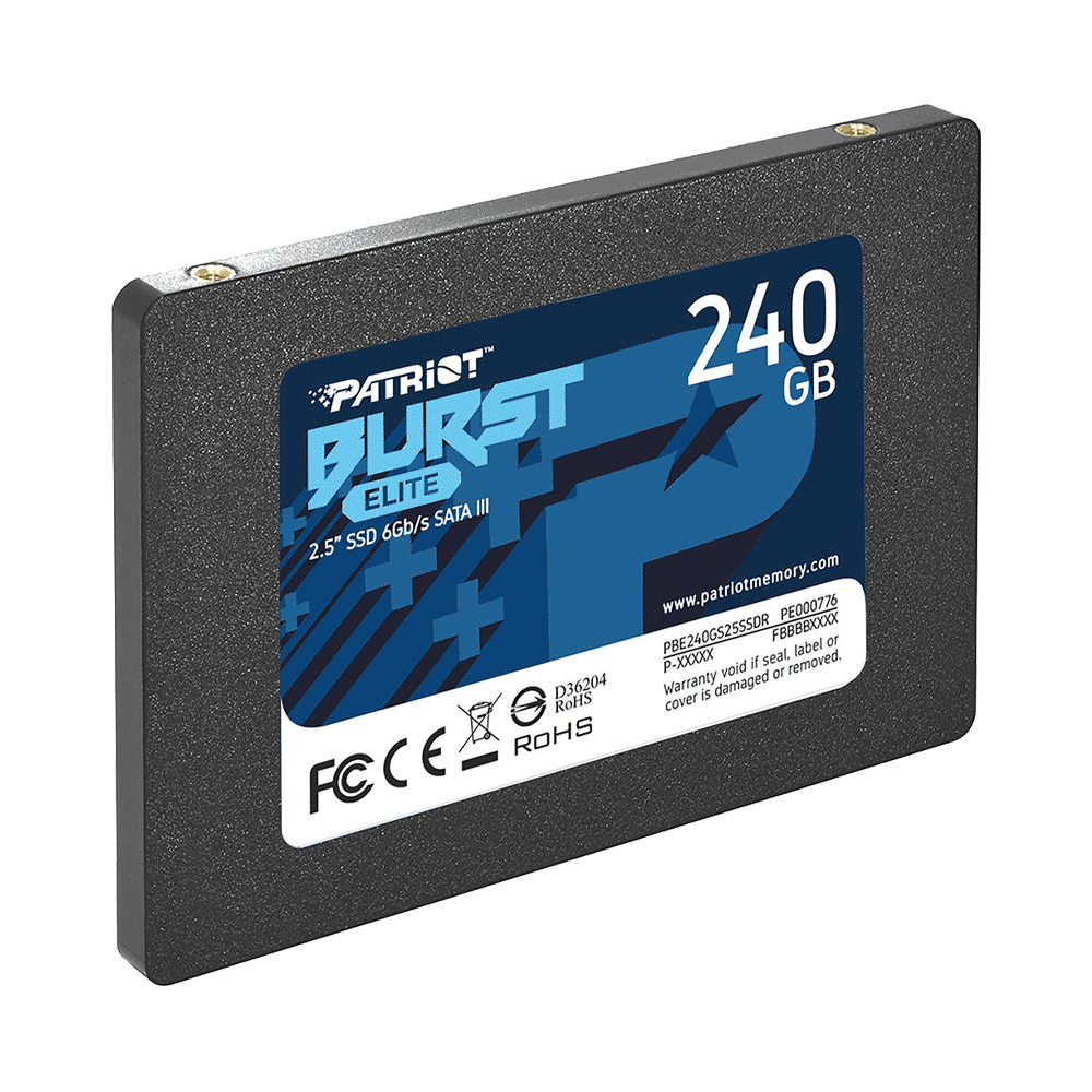 Ssd sata3 240gb patriot burst elite pbe240gs25ssdr