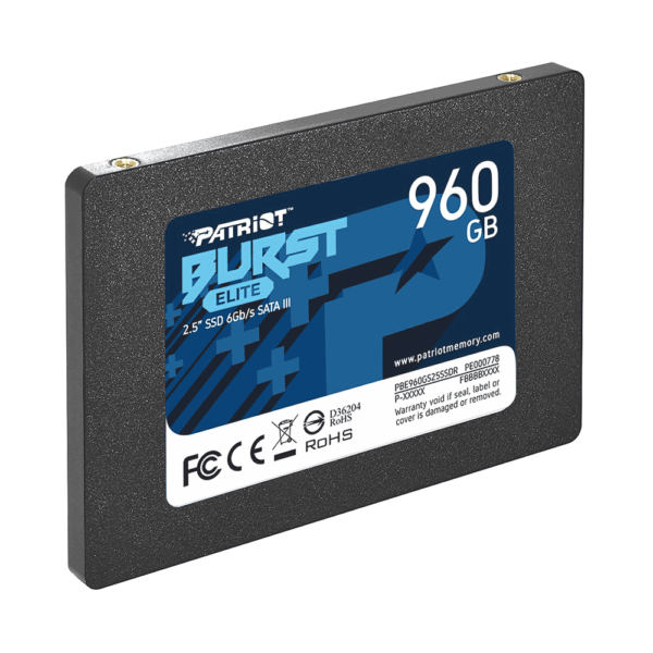 Ssd sata3 960gb patriot burst elite pbe960gs25ssdr
