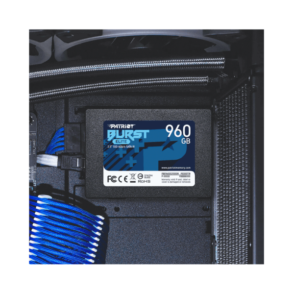 Ssd sata3 960gb patriot burst elite pbe960gs25ssdr