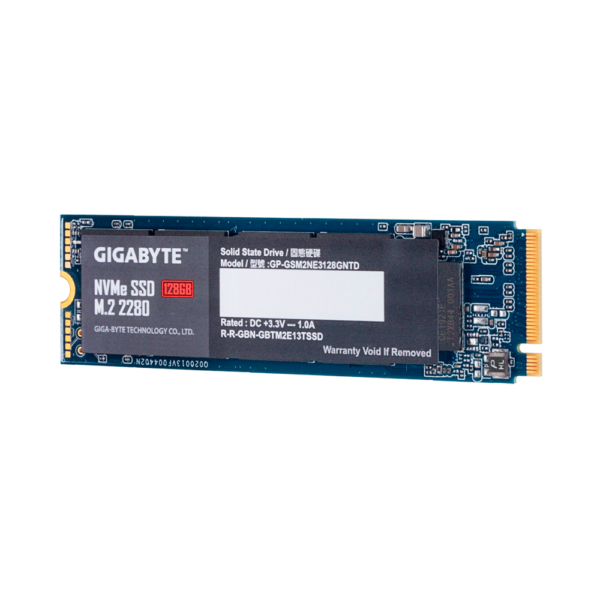 Ssd m.2 pcie 128gb gigabyte nvme gp-gsm2ne3128gntd 1550/550