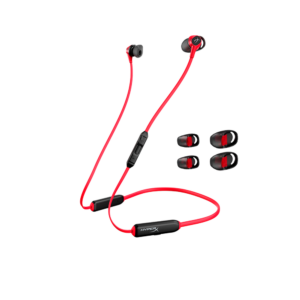 Auricular con microfono gamer hyperx hebbxx-mc-rd/g cloud buds earph bluetooth rojo