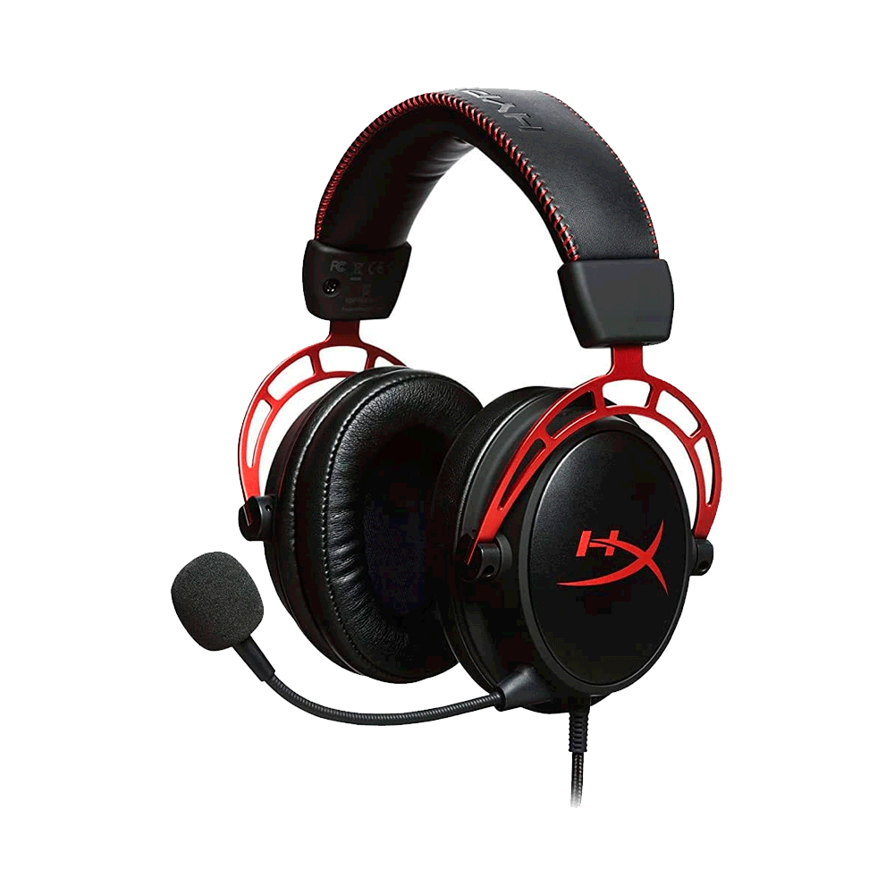 Auricular con microfono gamer hyperx hx-hsca-rd/am cloud alpha headph 3.5mm negro
