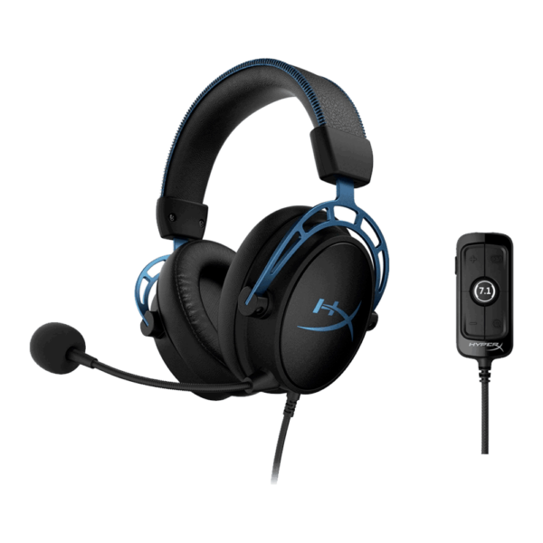 Auricular con microfono gamer hyperx hx-hscas-bl/ww cloud alpha s headph usb/3.5mm 7.1 azu