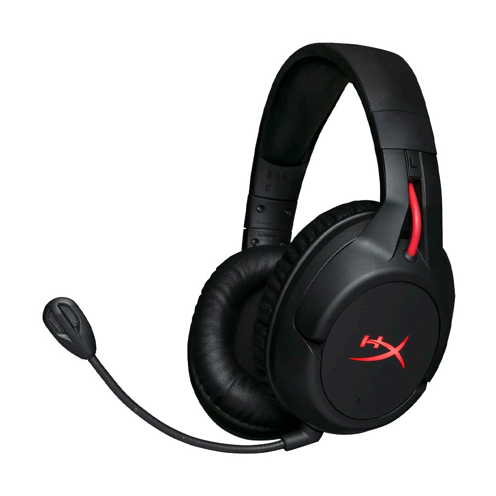 Auricular con microfono gamer hyperx hx-hscf-bk/am cloud flight headph wireless led rojo