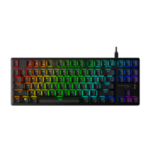Teclado gamer usb hyperx hx-kb7aqx-us alloy origins core mecanico aqua ingles rgb