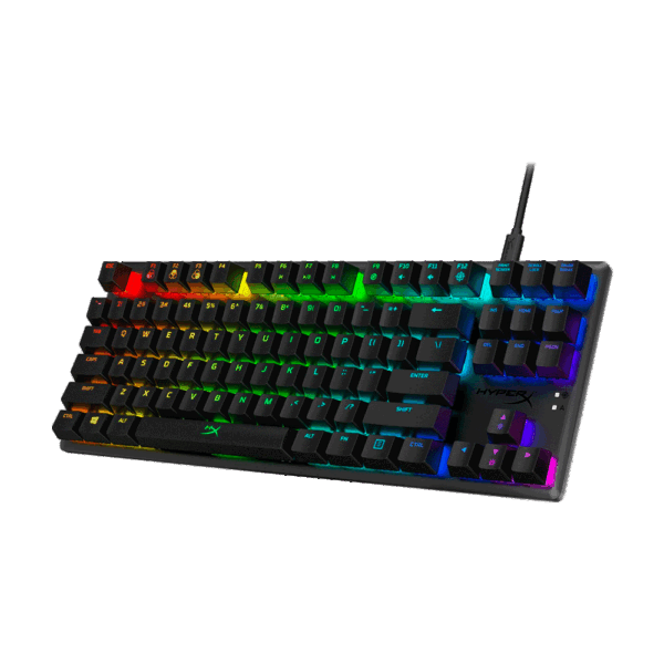 Teclado gamer usb hyperx 4p5p3aa#aba alloy origins core mecanico red ingles rgb - Imagen 3