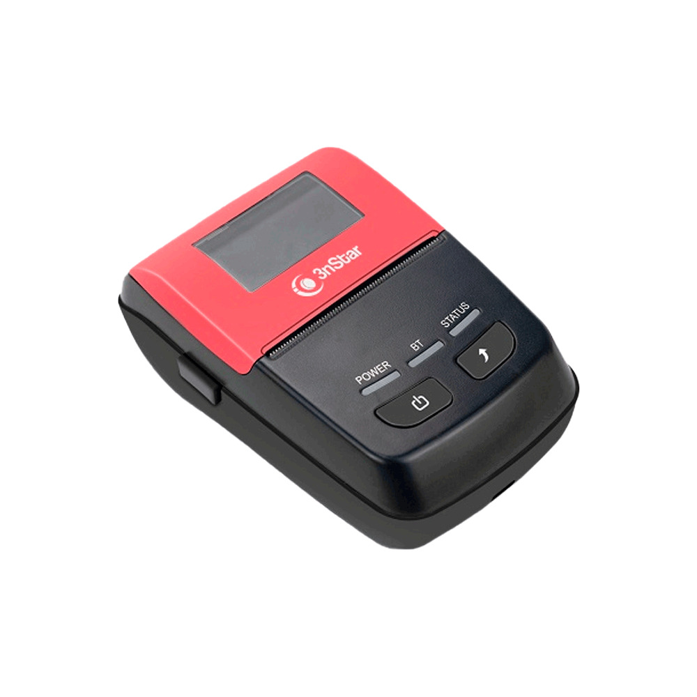 Impresora termica directa 3nstar ppt205bt usb/bt/portatil 2" negro c/rojo