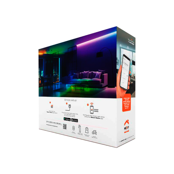 Kit de cinta led iot c/base nexxt color 27w/3m/rgb/bivolt nhb-s610