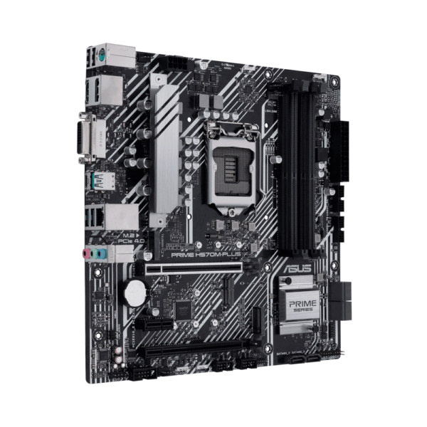 Placa madre asus 1200 prime h570m-plus s/r/hdmi/dvi/dp/2m2/dd4/usb3.2/matx/aura