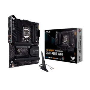 Placa madre asus 1200 tuf gaming z590-plus wifi s/r/hdmi/dp/3m2/ dd4/ usb3.2/ atx/ aura