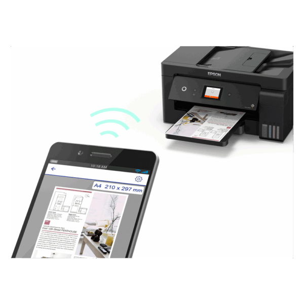 Impresora multifuncional epson l14150 ecotank imp/ cop/ sca/ fax/ adf/ usb/ wifi/ red/ ipv - Imagen 4