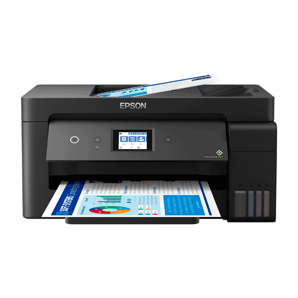 Impresora multifuncional epson l14150 ecotank imp/cop/sca/fax/adf/usb/wifi/red/ipv6/bivolt