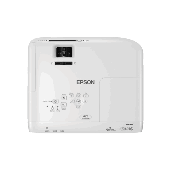 Proyector epson x49 3600l xga powerlite 3lcd vga/hdmi/usb/red/bivolt - Imagen 3