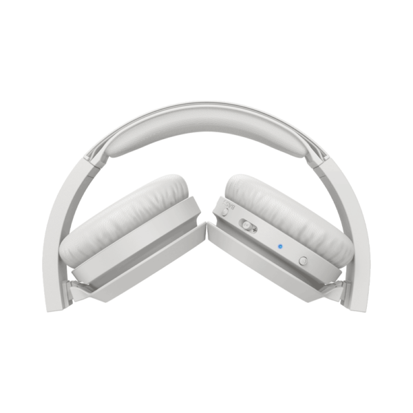 Auricular con microfono philips tah4205wt/00 headph/bass/bt/usb-c/blanco