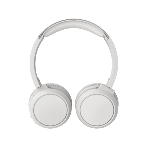 Auricular con microfono philips tah4205wt/00 headph/bass/bt/usb-c/blanco
