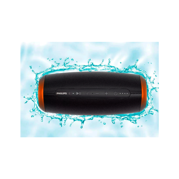 Parlante philips inalambrico tas5305/00 16w/bluetooth/3.5mm/microfono integrado/ipx7/negro