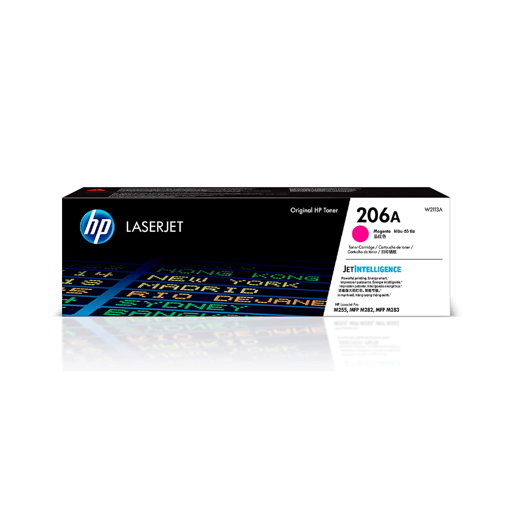 Toner hp 206a magenta w2113a  m255/mfp m282/mfp m283