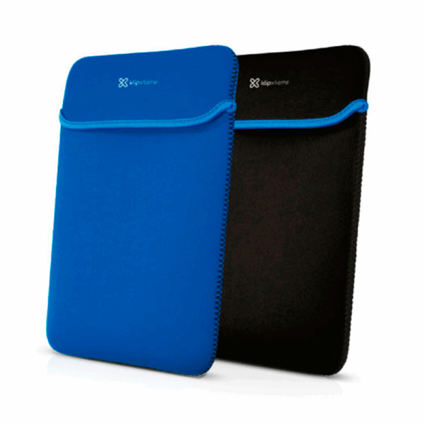 Funda p/nb klip kns-415bl kolours 15.6" reversible azul/negro