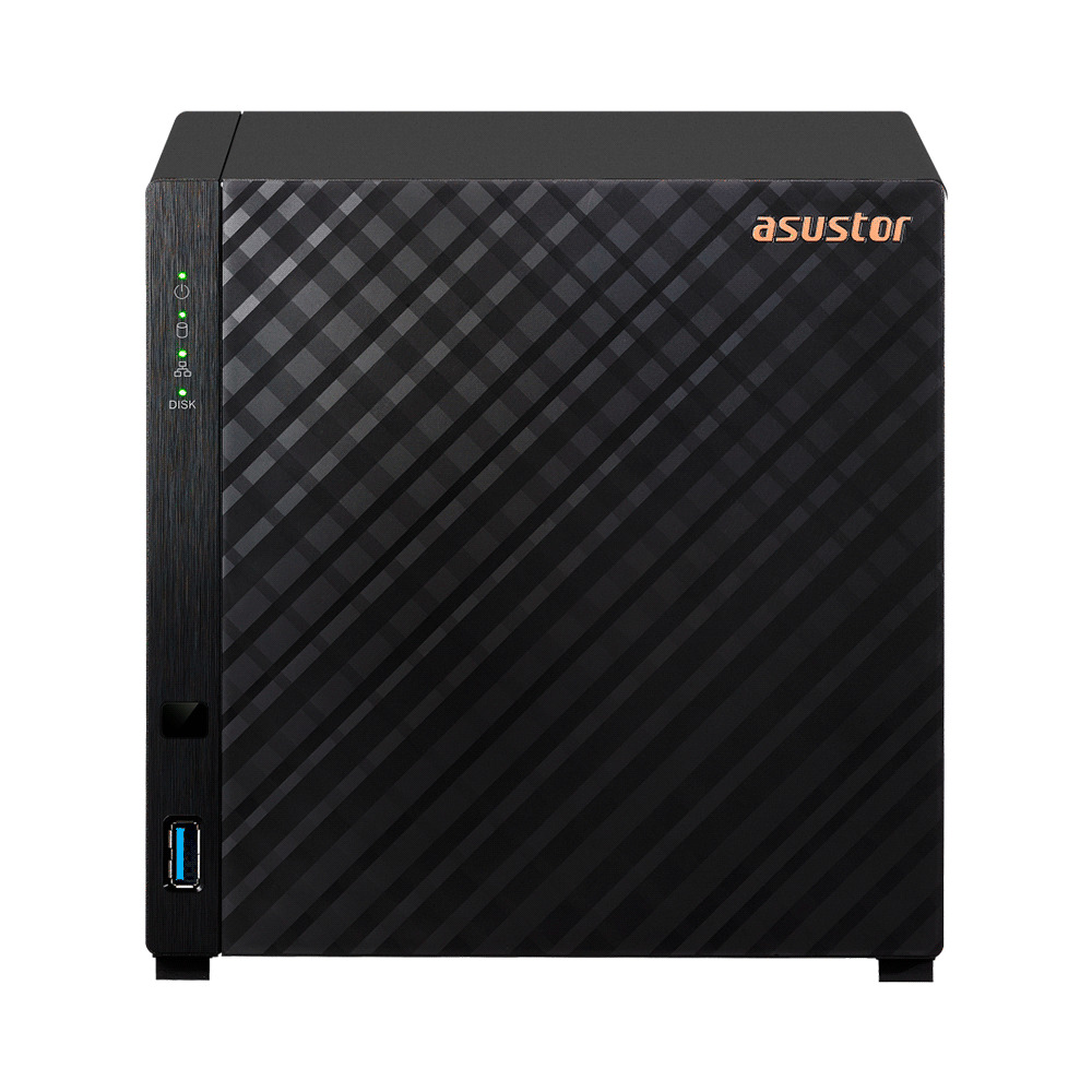 Almacenamiento nas asustor as1104t qc 1.4/4bay/1g/1-gblan/usb3.2