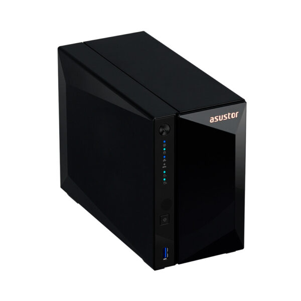 Almacenamiento nas asustor as3302t qc 1.4/2bay/2g/1-gblan/usb3.2