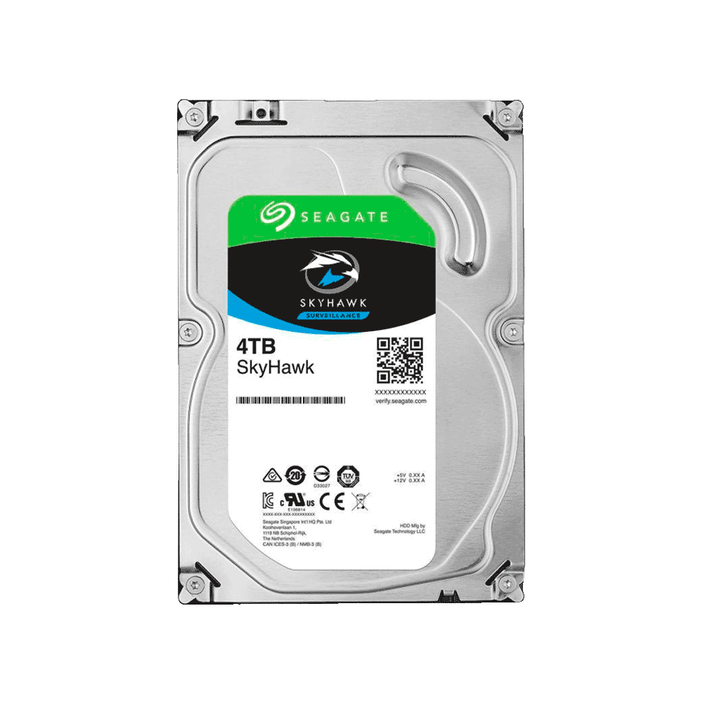 Disco duro sata3 4tb seagate skyhawk 5400 256mb st4000vx013 surveillance