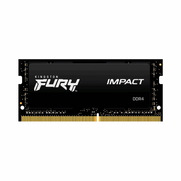Memoria ram p/ nb ddr4  8gb 3200 kingston fury impact bk kf432s20ib/8 xmp