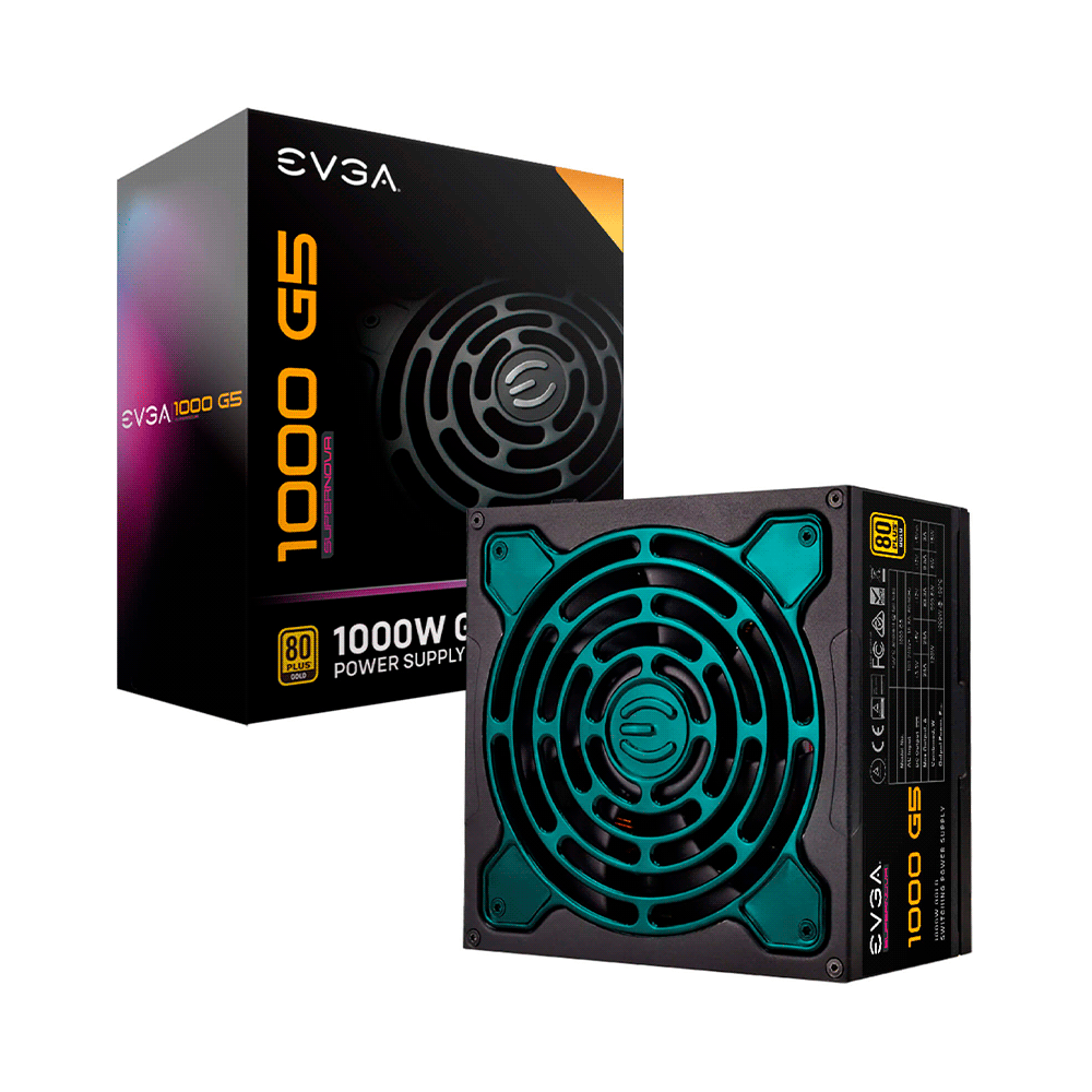 Fuente evga 1000w supernova g5 80plus gold full modular 220-g5-1000-x1