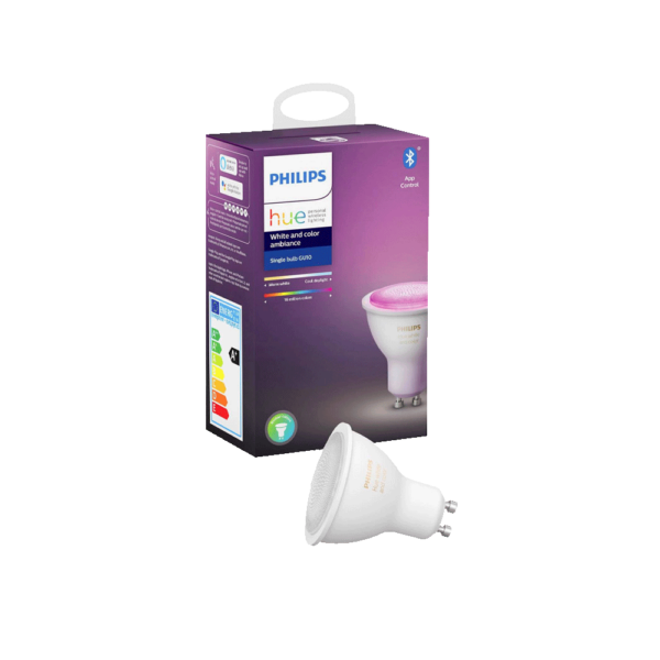 Iot philips foco color hue 220v 5.7w gu10