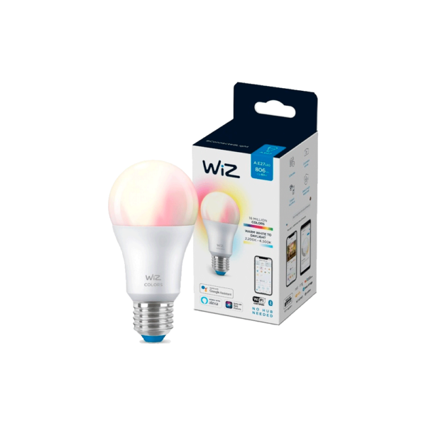 Iot wiz foco color 220v 9w a60 e27