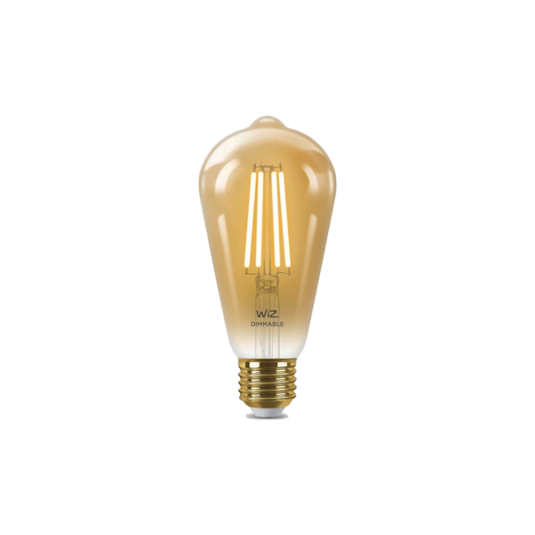 Iot wiz foco filamento 220v 6.9w st64 e27 luz calida