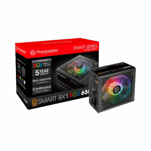 Fuente thermaltake smart bx1 rgb 650w 80plus bronze bx1 ps-spr-0650nhfabu-1