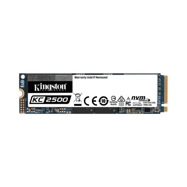 Ssd m.2 pcie nvme 500gb kingston kc2500 skc2500m8/500g 3500/2500