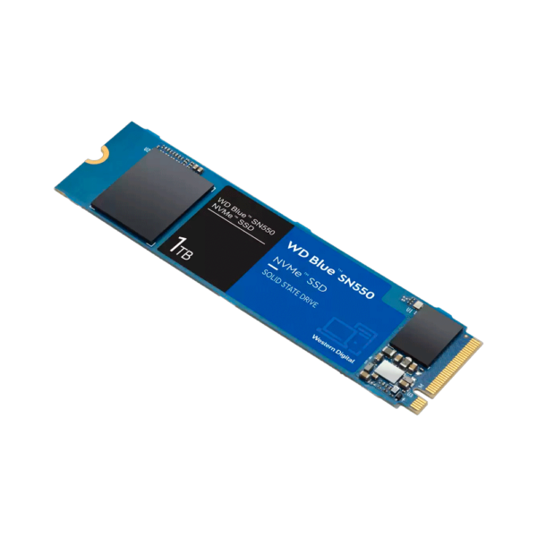 Ssd m.2 pcie nvme 1tb western digital sn550 wds100t2b0c blue 2400/1950