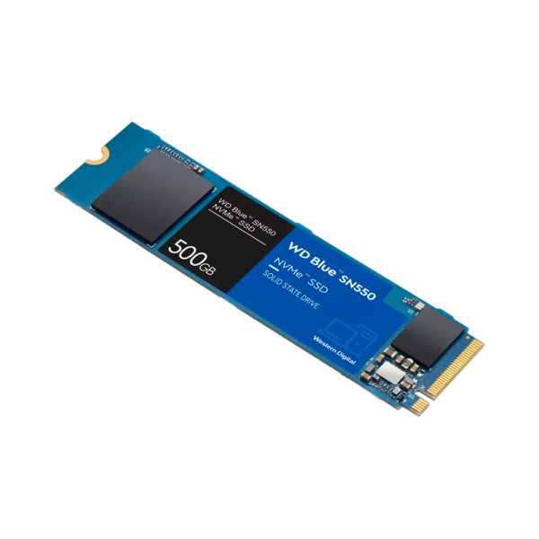 Ssd m.2 pcie nvme 500gb western digital sn550 wds500g2b0c blue 2400/1750
