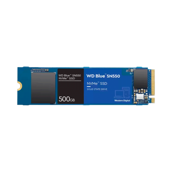 Ssd m.2 pcie nvme 500gb western digital sn550 wds500g2b0c blue 2400/1750