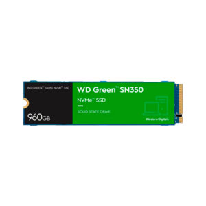 Ssd m.2 pcie 960gb western digital sn350 nvme wds960g2g0c green 2400/1900
