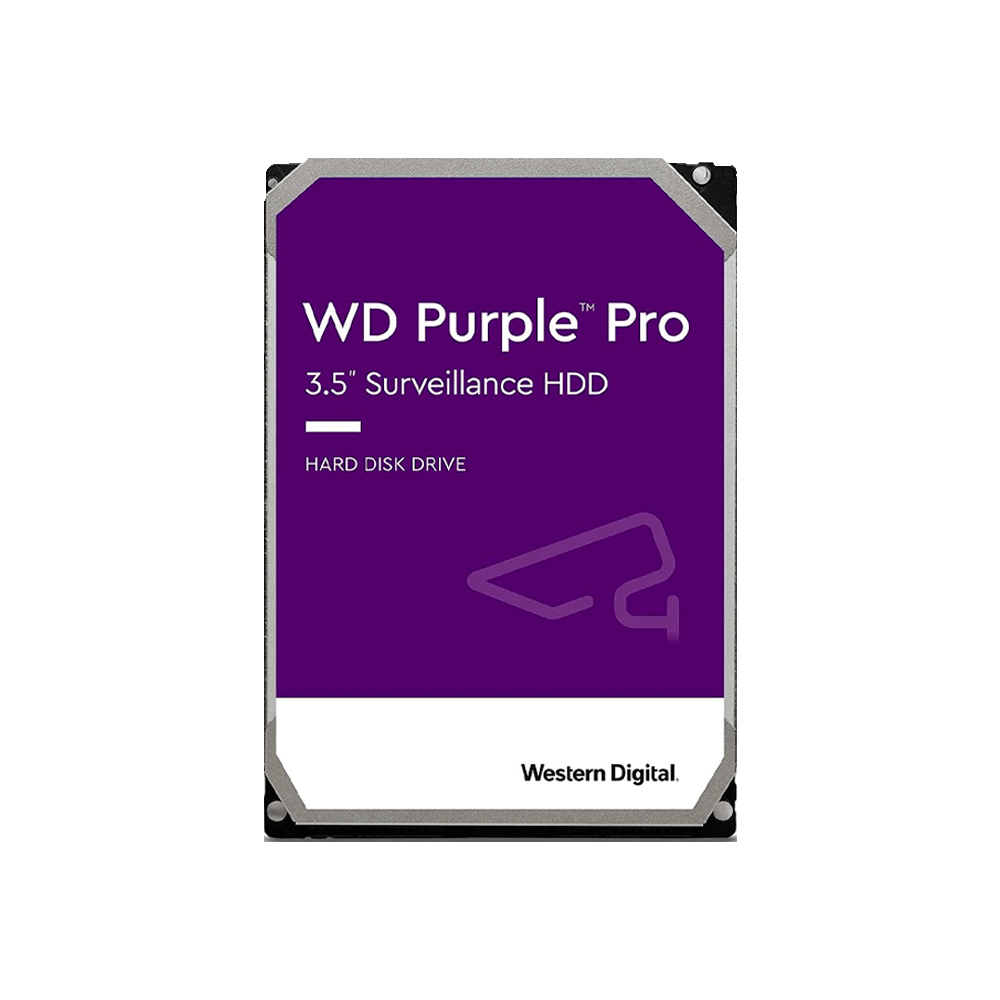 Disco duro sata3 12tb western digital purple pro 7200 256mb wd121purp surveillance